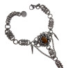 Exclusieve RVS Armband met Tijgeroog en Ring 20,4mm - 16cm tot 19cm