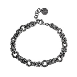 esde2 RVS Bitazino Schakelarmband Unisex - Verstelbaar 16 tot 19cm