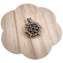 Ketting + Bloemhanger Dames - Verguld RVS - Handgemaakt door esde2