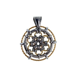 Ketting + Bloemhanger Dames - Verguld RVS - Handgemaakt door esde2