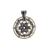 Ketting + Bloemhanger Dames - Verguld RVS - Handgemaakt door esde2