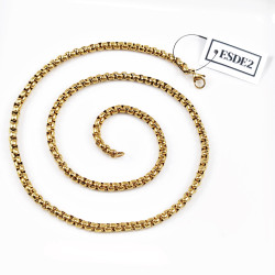 Ketting + Bloemhanger Dames - Verguld RVS - Handgemaakt door esde2