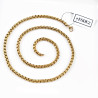 Ketting + Bloemhanger Dames - Verguld RVS - Handgemaakt door esde2