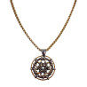 Ketting + Bloemhanger Dames - Verguld RVS - Handgemaakt door esde2