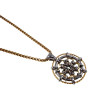 Ketting + Bloemhanger Dames - Verguld RVS - Handgemaakt door esde2