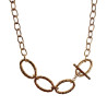 Gold Plated RVS - Ovale Schakelketting met T-Sluiting Als Versiering
