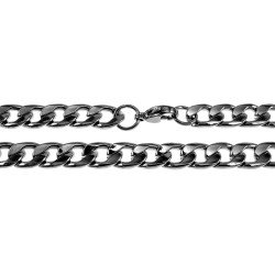 copy of 60cm x 8mm Gourmet Ketting Heren - Verouderd RVS - Schakelketting