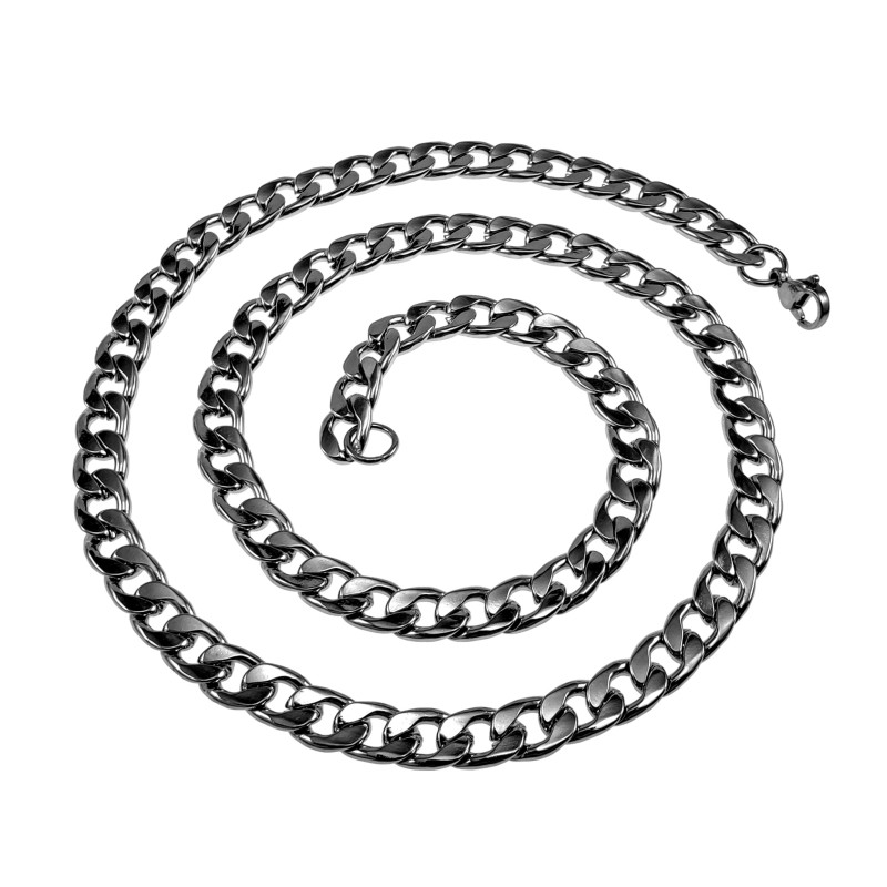 copy of 60cm x 8mm Gourmet Ketting Heren - Verouderd RVS - Schakelketting copy of 60cm x 8mm Gourmet Ketting Heren - Verouderd RVS - Schakelketting