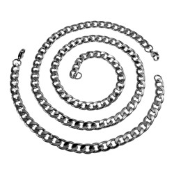 copy of 60cm x 8mm Gourmet Ketting Heren - Verouderd RVS - Schakelketting