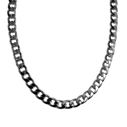 copy of 60cm x 8mm Gourmet Ketting Heren - Verouderd RVS - Schakelketting
