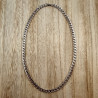 copy of 60cm x 8mm Gourmet Ketting Heren - Verouderd RVS - Schakelketting