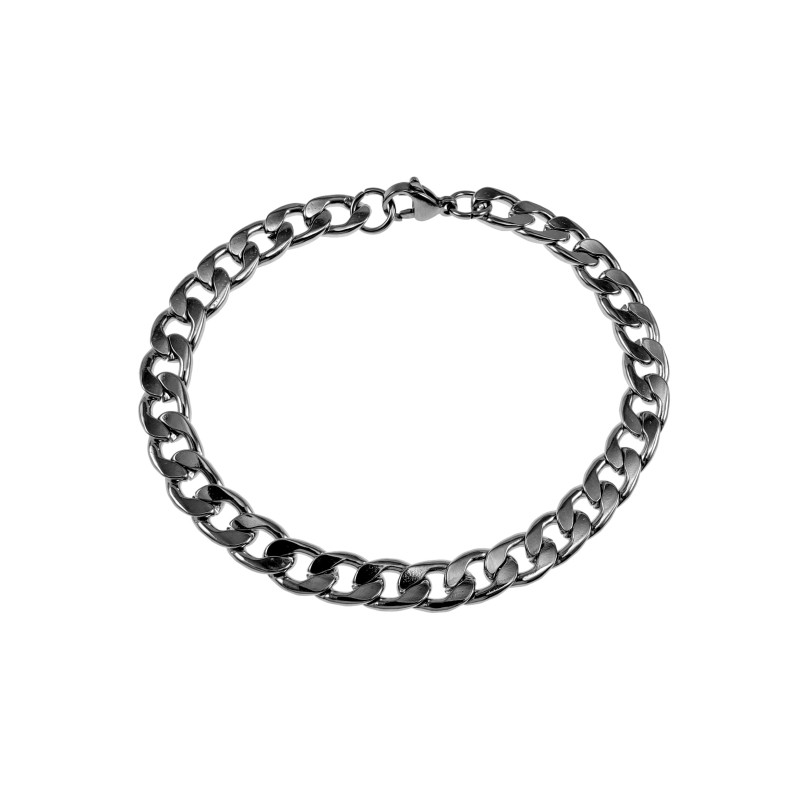 Armband Uniseks - Gepolijst RVS - Cubaanse Schakelarmband 19cm x 7,5mm Armband Uniseks - Gepolijst RVS - Cubaanse Schakelarmband 19cm x 7,5mm