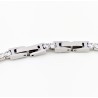 RVS Tennisarmband met Witte Zirkonia's