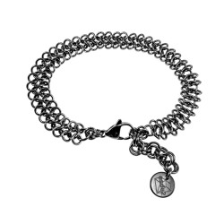 RVS Armband Unisex - Europese weeftechniek 10mm Breed - 16 tot 19cm