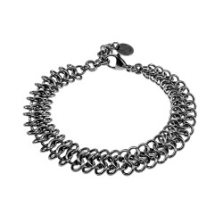 RVS Armband Unisex - Europese weeftechniek 12mm Breed - 16 tot 19cm