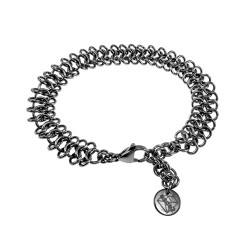 RVS Armband Unisex - Europese weeftechniek 12mm Breed - 16 tot 19cm