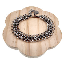RVS Armband Unisex - Europese weeftechniek 14mm Breed - 16 tot 19cm
