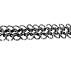 RVS Armband Unisex - Europese weeftechniek 14mm Breed - 16 tot 19cm