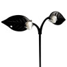 Oorbellen Dames - RVS - Oorknoppen Gorillahand met Parelmorsteen