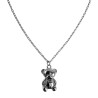 Dames RVS Ketting met Schattige Teddybeer Hanger - Verstelbaar 40-45cm