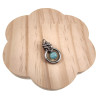 Turquoise Kattenoog Kristal Hanger Dames - RVS - Uniek Ontwerp esde2