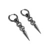 50mm Lange Oorbellen Unisex - RVS Oorringen met Afneembare Hanger