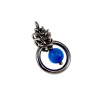 Blauwekleur Kattenoog Kristal Hanger Dames - RVS - Uniek Ontwerp esde2
