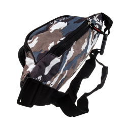 Grijs Camouflage Heuptas met 6 Vakken - Unisex - Festival Tasjes