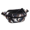 Grijs Camouflage Heuptas met 6 Vakken - Unisex - Festival Tasjes