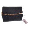 Unisex Compacte Portemonnee Met RFID Anti-Skim Donkerblauwe Buffelleer