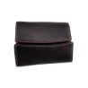 Compacte Portemonnee Unisex - Zachte Zwarte Leren Portemonnee