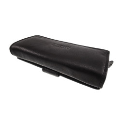 Grote Portemonnee Dames - Zwart Buffelleer - RFID Protected Anti skim