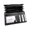 Grote Portemonnee Dames - Zwart Buffelleer - RFID Protected Anti skim