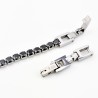 RVS Tennisarmband met Zwarte Zirkonia's