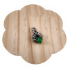 32mm Groene Maleisische Jadesteen Hanger Unisex - RVS - Handgemaakt