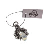 32mm Opaal Steen Hanger Unisex RVS - Handgemaakt door esde2
