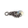 32mm Opaal Steen Hanger Unisex RVS - Handgemaakt door esde2