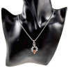 55cm RVS Jasseron-Ketting + Goudkleurige Zandsteen Hanger Unisex