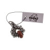 55cm RVS Jasseron-Ketting + Goudkleurige Zandsteen Hanger Unisex