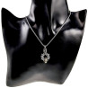 32mm Dalmatische Jaspissteen Hanger Unisex RVS - Handgemaakt door esde2