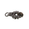 32mm Dalmatische Jaspissteen Hanger Unisex RVS - Handgemaakt door esde2