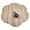 55cm RVS Jasseron-Ketting + Dalmatische Jaspissteen Hanger Unisex