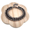 Unisex RVS Armband met Kokosnootschalen - Verstelbaar 16 tot 19cm