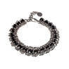 Unisex RVS Armband met Kokosnootschalen - Verstelbaar 16 tot 19cm