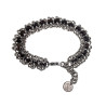 Unisex RVS Armband met Kokosnootschalen - Verstelbaar 16 tot 19cm