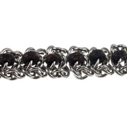 Unisex RVS Armband met Kokosnootschalen - Verstelbaar 16 tot 19cm