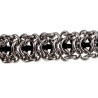 Unisex RVS Armband met Kokosnootschalen - Verstelbaar 16 tot 19cm