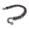 Unisex RVS Armband met Kokosnootschalen - Verstelbaar 16 tot 19cm