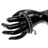 Unisex RVS Armband met Kokosnootschalen - Verstelbaar 16 tot 19cm