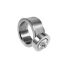 Brede Ring Dames - Gepolijst RVS - Grote Ring met Parelmoer en Zirkonia